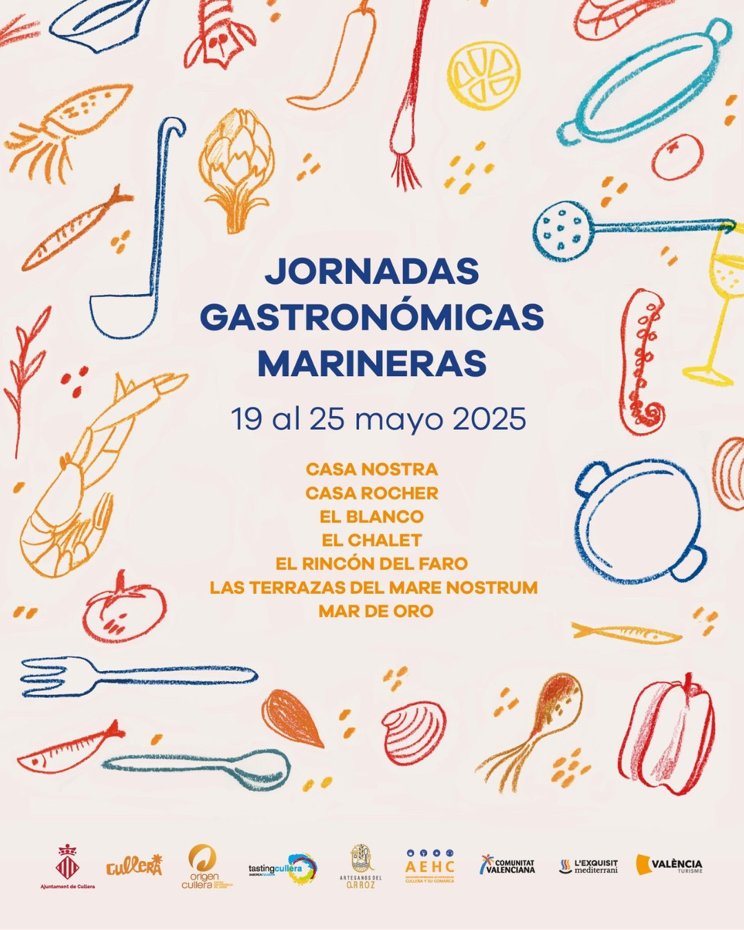 Jornadas gastronómicas marineras Mayo 2025